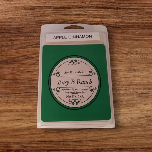 6 oz package of melt in Apple Cinnamon fragrance.