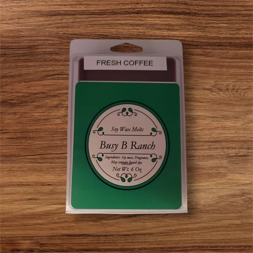 6 oz package of melt in Fresh Coffee fragrance.