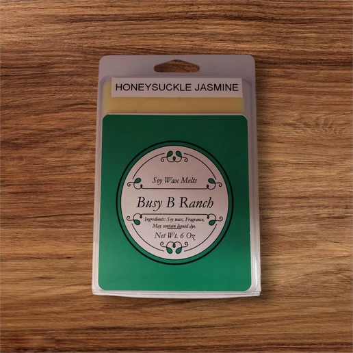 6 oz package of melt in Honeysuckle Jasmine fragrance.