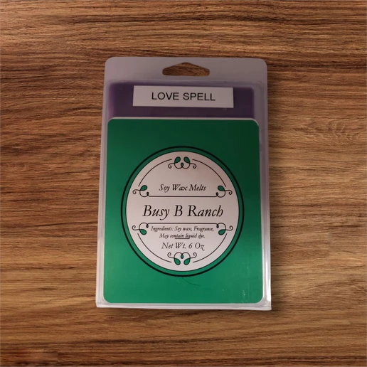 6 oz package of melt in Love Spell fragrance.