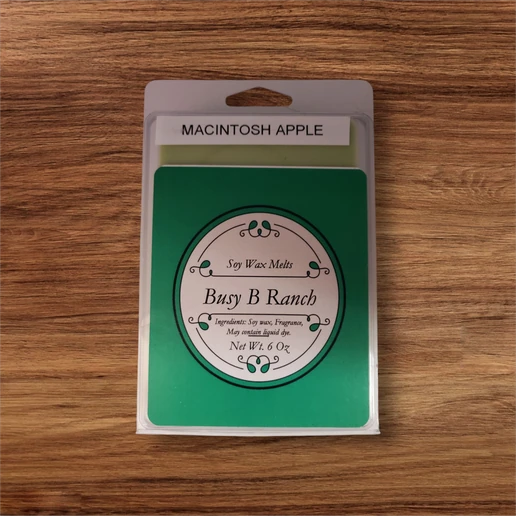 6 oz package of melt in Macintosh Apple fragrance.