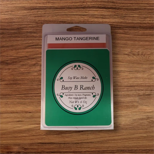 6 oz package of melt in Mango & Tangerine fragrance.