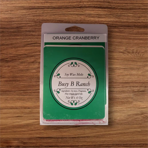 6 oz package of melt in Orange Cranberry fragrance.