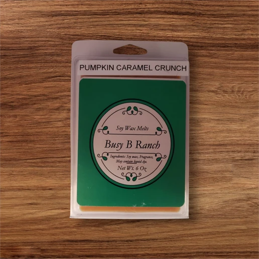 6 oz package of melt in Pumpkin Caramel Crunch fragrance.