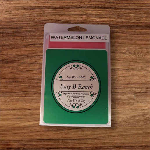 6 oz package of melt in Watermelon Lemonade fragrance.
