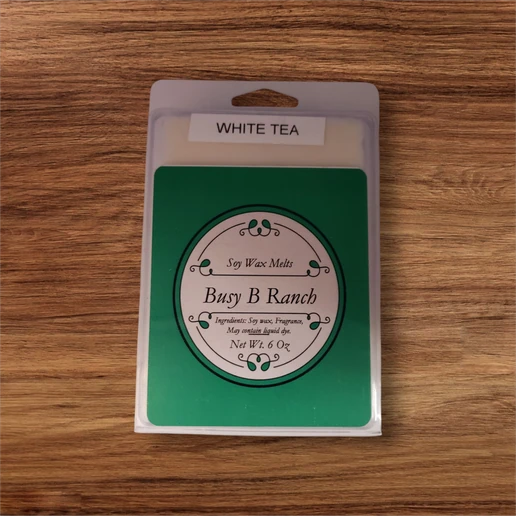 6 oz package of melt in White Tea fragrance.
